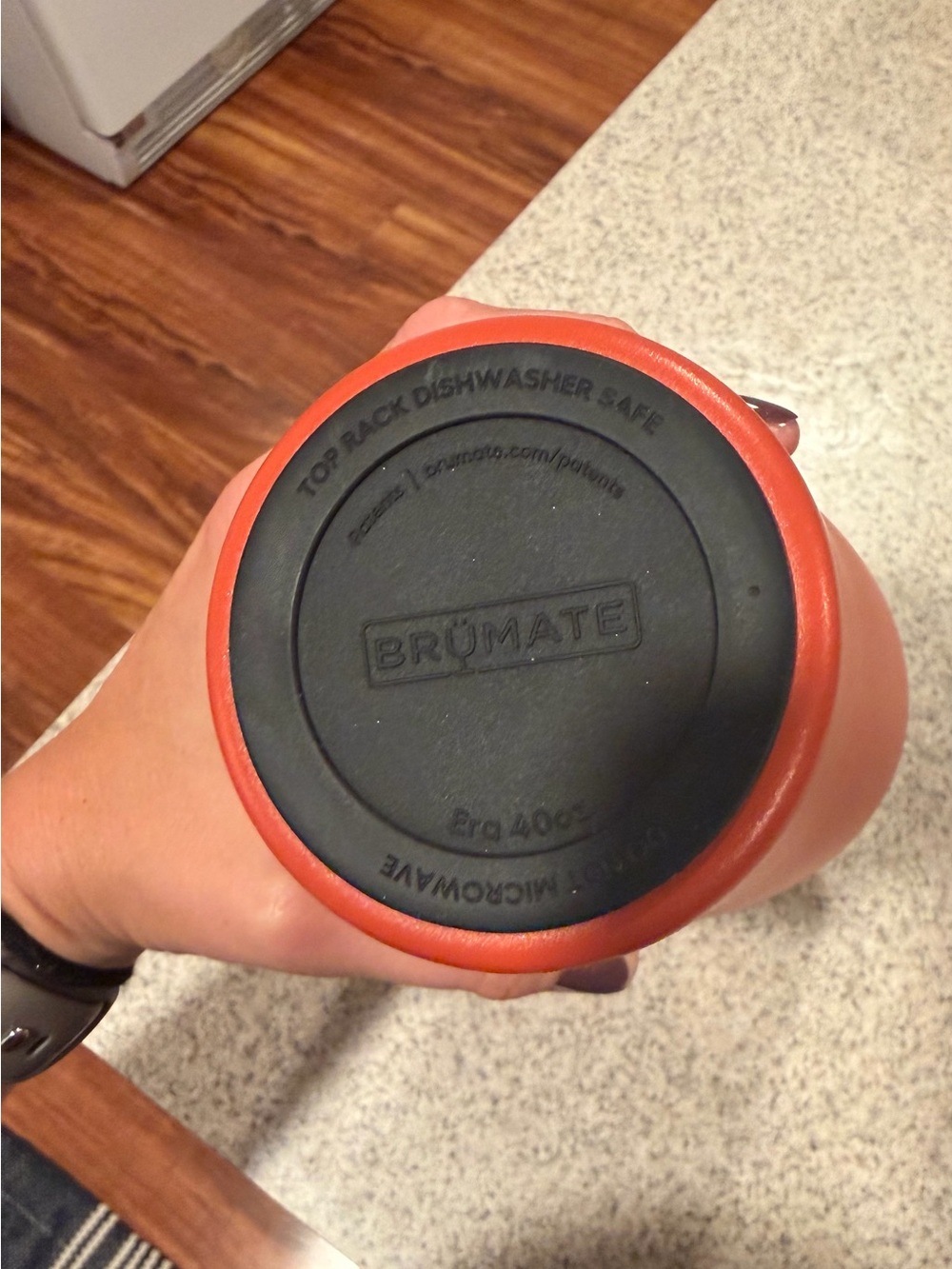 BrüMate Era 40oz Tumbler with locking straw in Cedar - Picture 4 of 5